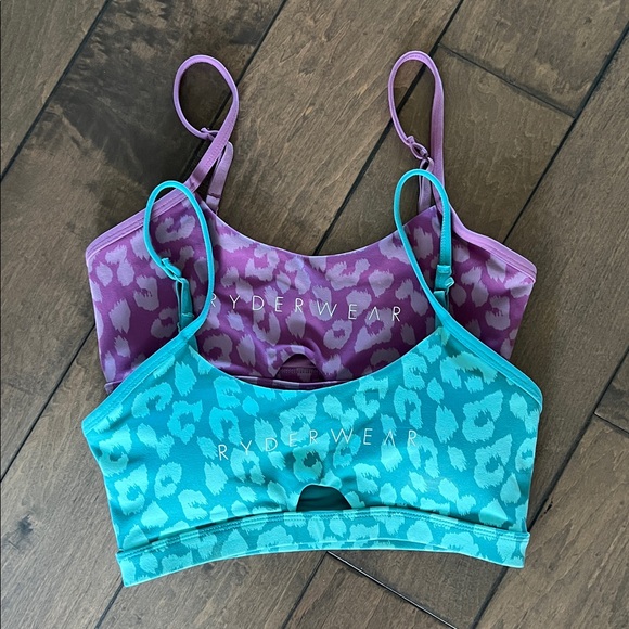 Ryderwear Other - Ryderwear Bundle (2) Animal Sports Keyhole Bra, S